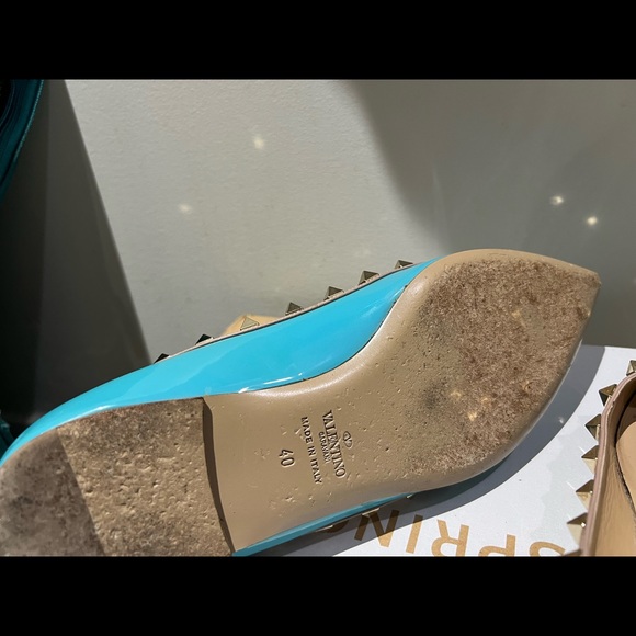 Valentino rockstud flat Baby Blue - Picture 5 of 6